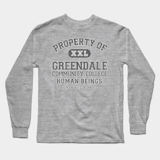 Property of Greendale Community College Long Sleeve T-Shirt